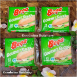 Cheese Bega Australia sliced cheese SMOKEY BBQ chilled 12pcs 200g